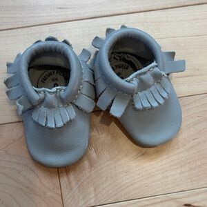 Freshly Picked Light Gray Moccasins